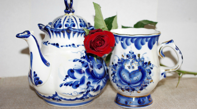 Gzhel ceramics